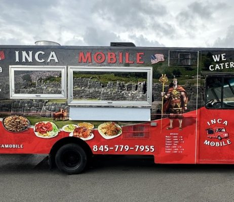 inca mobile red and black custom food truck