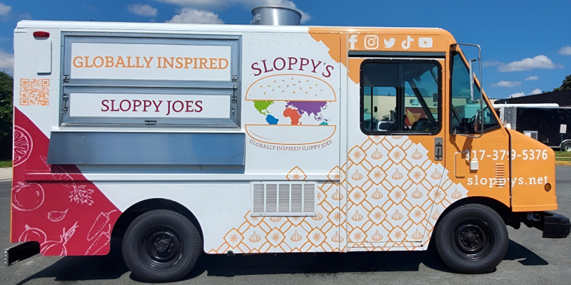globally inspired sloppy joes food truck made by Elhaj