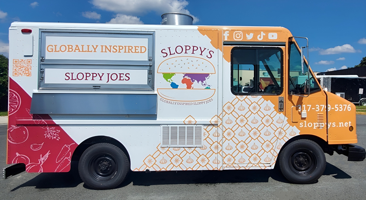 globally inspired sloppy joes food truck made by Elhaj