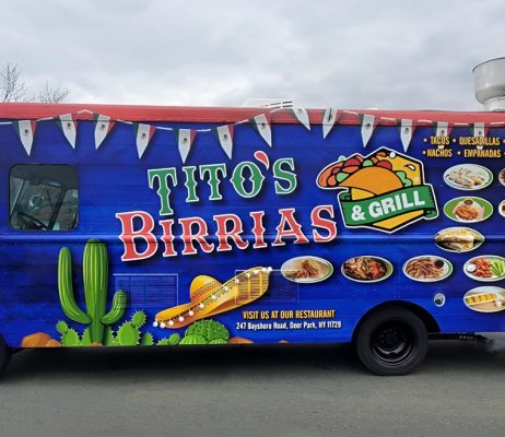 tito's birrias custom taco truck made by Elhaj