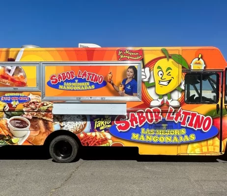 custom built and designed sabor latino food truck by elhaj custom food trucks and trailers