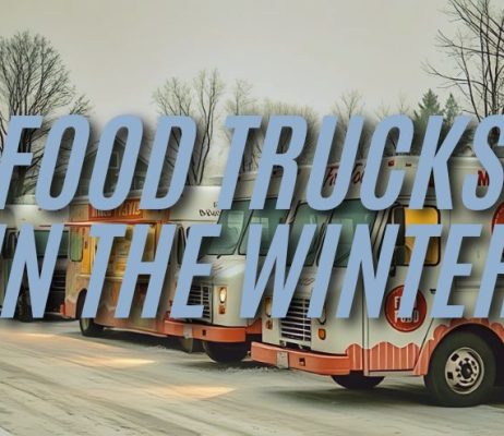 food truck in the winter
